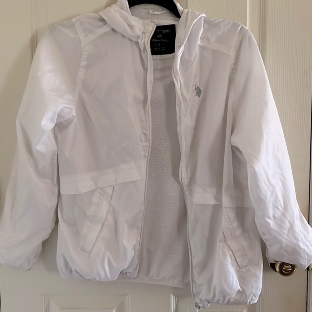 White Polo Windbreaker